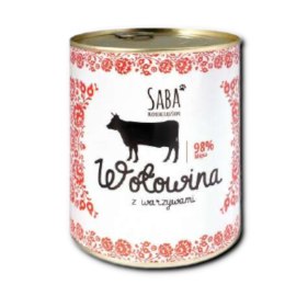 SABA Konserwa 93,5% wołowiny z warzyw i witamin 850 g