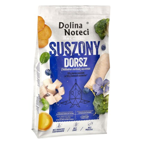 Dolina Noteci Premium karma suszona z dorszem 9 kg