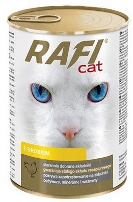 Rafi Cat z drobiem 24 x 415 g Rafi Cat z drobiem 24 x 415 g