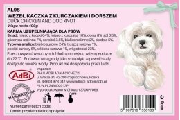 AL95 WĘZEŁ KACZKA Z KURCZAKIEM I DORSZEM 400g