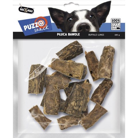 PUZZO SNACK Płuca bawole suszone, 100g, 100% naturalne